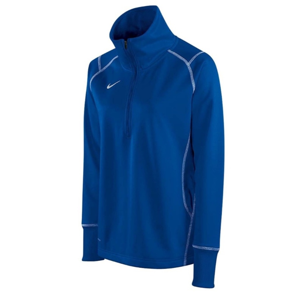 Nike • Royal Blue Therma-Fit Quarter-Zip Pullover